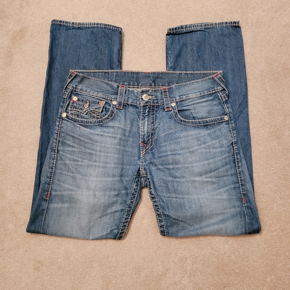 TRUE RELIGION Straight Natural Big T Men's Jean